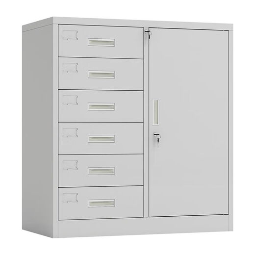 Wanguantian multi-drawer cabinet with lock, multi-layer storage cabinet, information file cabinet, iron cabinet, office low cabinet