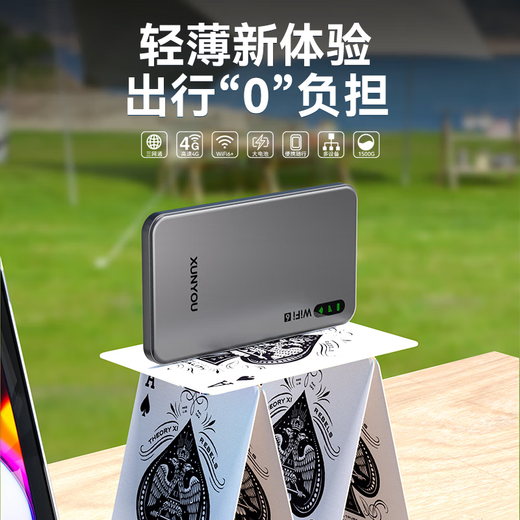 迅优随身wifi三网通免插卡无线wifi6便携式4G路由器网卡移动联通电信无限制全国通用流量2025款5GXY 【三网WIFI6Pro】展锐芯片+10信号通道
