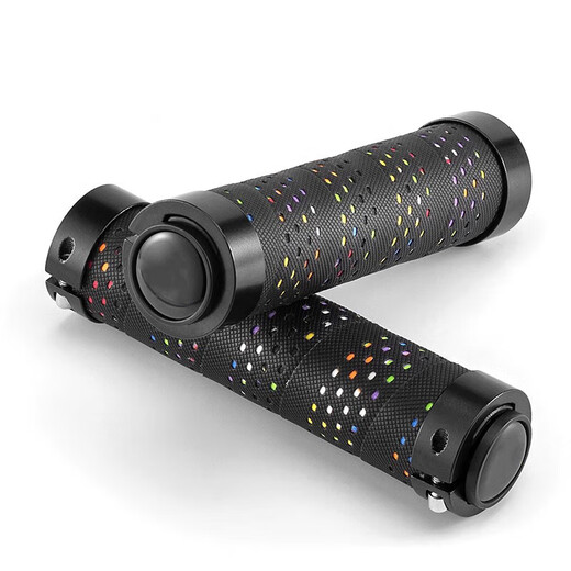 He Jiagong bicycle handlebar cover mountain bike handlebar anti-slip locking cycling handlebar cover handle grip accessories black