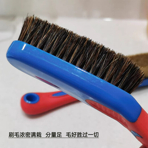 Junwen Wenwan Brush Pig Bristle Nano Silk Brush Rudraksha Walnut Cleaning and Polishing Olive Brush Tool