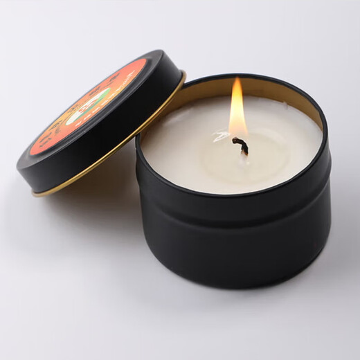 Yigongda emergency disaster prevention candle 100g extra long burning power outage lighting backup Jingcang black tin can