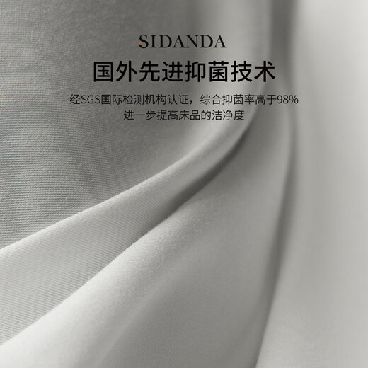 SIDANDA down quilt 4A grade 95 white goose down 100 count cotton antibacterial thickened winter quilt 220*240cm