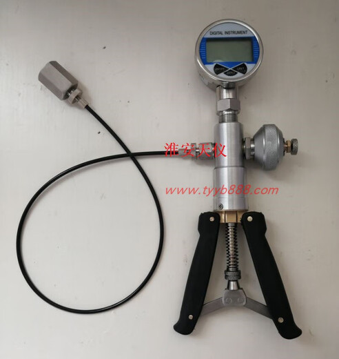 Handheld pressure calibrator, hand pinch air pressure pump, manual hydraulic pressure source, marine hand clamp pressure calibrator, marine hand clamp pump 0-2.5MPa
