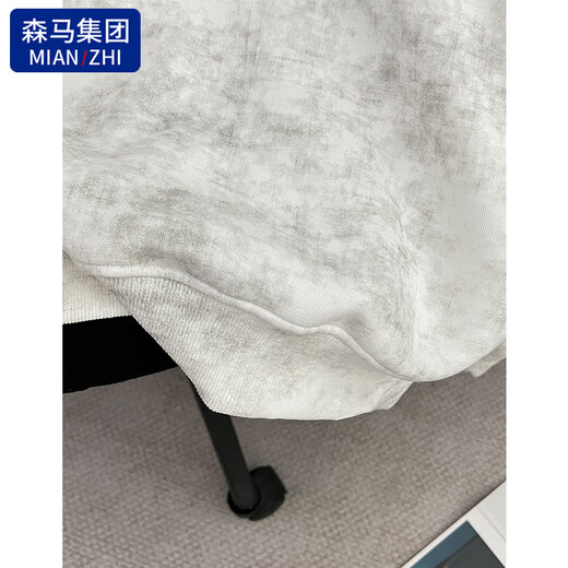 Cotton American tie-dye heavyweight sweatshirt for men 2025 autumn and winter new style plus velvet loose long-sleeved T-shirt top base layer white (ZYL03 black letter) L 115-130Jin Jin equals 0.5 kg