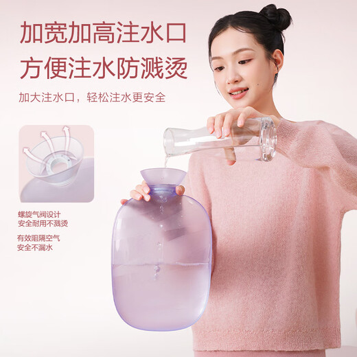 Made in Tokyo, Nuannuan Planet PVC Water Injection Bag 2L Hot Water Bottle Warm Water Bottle Explosion-proof Large Thickened Hot Compress Hand Warmer