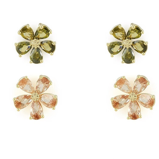 AJIDOU Ajidou earrings for women, fashionable and sweet sunny flower earrings, popular earrings, French light luxury earrings for girlfriends