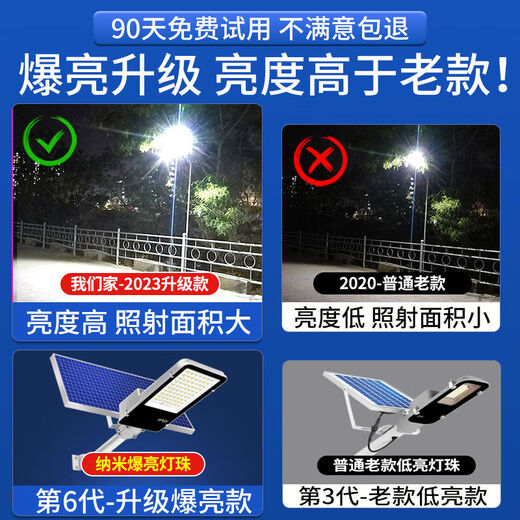 
Reddy Solar Outdoor Garden Lights Home Lighting Super Bright Rural Yard LED New Road Waterproof 200000W15686LM10 Light Control Remote Control 0W