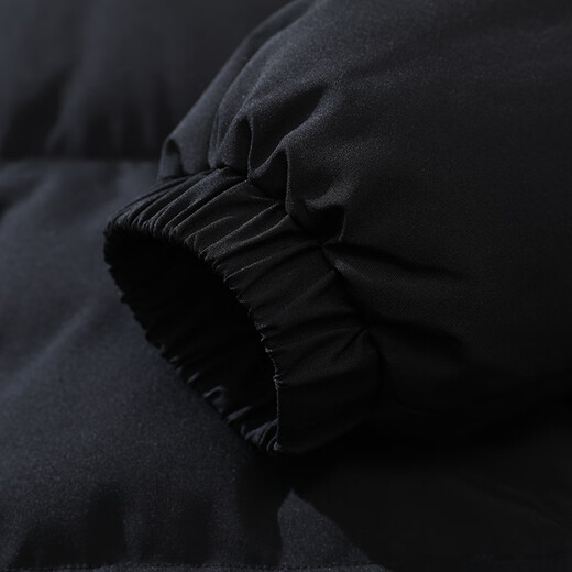 Charles Heart and Wang Churan Same Style Men and Women Couples Same Style Winter Thickened Cotton Clothes Bread Clothes Black M