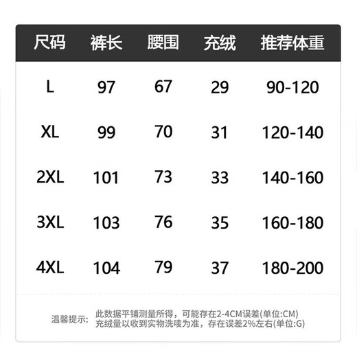 White Duck Down Pants Women's 2025 Winter New Warm Pants Plus Down Pants - 30 Degrees Below High Waist Coldproof Pants Black 90 White Duck Down Black Gold Upgrade L Suitable for 90-120 Jin Jin equals 0.5 kg