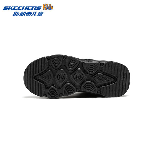 Skechers boys' winter boots, medium and large children's velvet outdoor casual boots, fashionable thickened snow boots 406385L