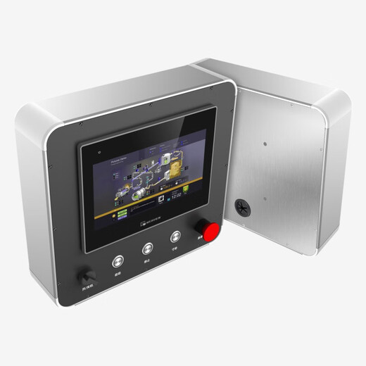 Human-machine interface 4/7/10/12/15-inch touch screen installation box Weiluntong control box HMI electric control box HMI box black-thickness 100mm_no decorative sheet 12-inch opening remarks_none_1 pc