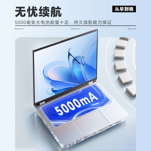 Shenzhou Pastoral 2025 new Intel + Core i7 independent graphics portable laptop high-performance metal thin and light notebook all-round design portable business office student gaming notebook office entertainment Intel 15th generation pro black - high-definition eye protection screen 16G memory + 512G ultra-fast solid state luxury gift package standard version