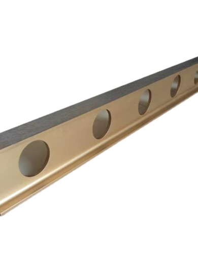 Nanbo Maru magnesium aluminum alloy flat ruler I-shaped inspection and measurement flat ruler aluminum alloy high-precision scraped magnesium aluminum ruler level 3000*100*40mm