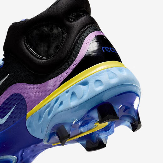 Nike (NIKE) men's baseball shoes have strong grip, cushioning, quick start, good support, high-top, lightweight, wear-resistant and non-slip Deep Night/Black/Psychic 49.5