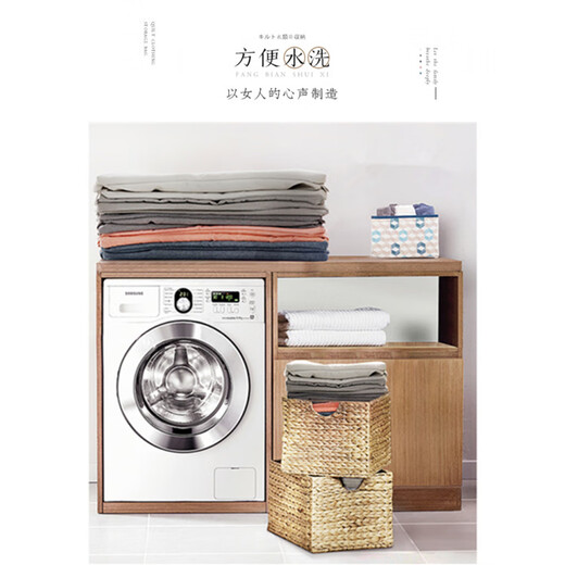 He Jiagong Quilt Storage Bag Clothes Organizing Bag Oxford Cloth Moving Packing Bag for Quilt Clothes Bag Waterproof and Moisture-proof White Gray S Size Length 41* Width 27* Height 21cm Can Store Summer Light Clothes/Children