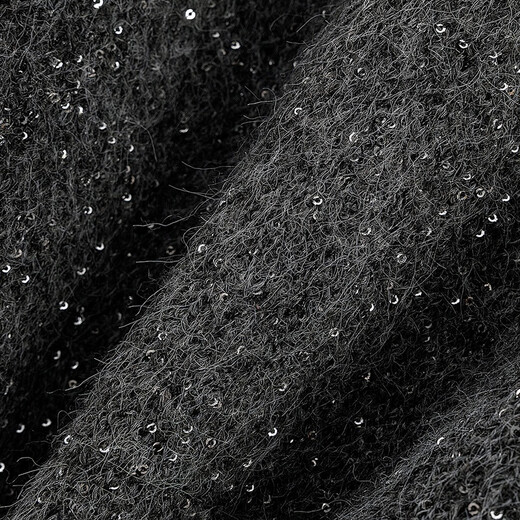 Her pool contains sheep wool sequins and elegant vest for women 2025 autumn and winter new layered pullover knitted vest