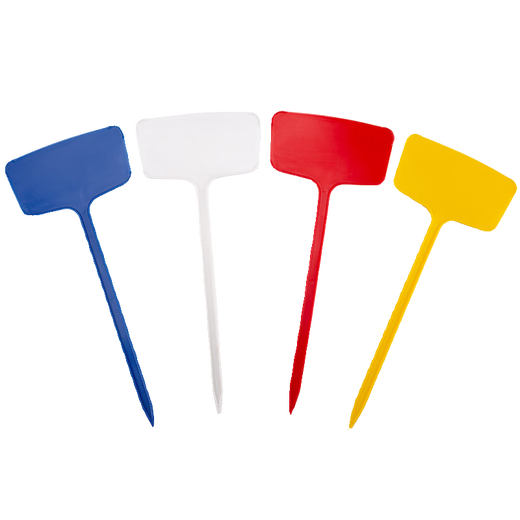 Пишущий знак сельскохозяйственной земли, большой пластиковый знак, знак садоводства, знак растения, знак саженцев, знак цветка, водонепроницаемый знак 20 см, желтый (20 шт.)