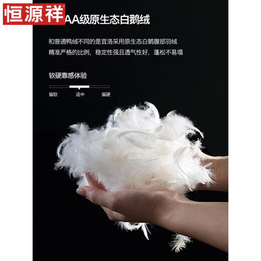 Hengyuanxiang goose down lining double-sided denim coat long lapel woolen windbreaker middle-aged business men's coat winter black removable goose down lining M 170