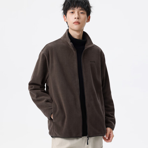Buyi Legend Fleece Clothes Polar Fleece Jacket Men's Loose Outdoor Mountaineering Jacket Liner Warm Jacket Coffee 2XL Buyi Legend Fleece Clothes Polar Fleece Jacket Men's Loose Outdoor Mountaineering Jacket Liner Warm Jacket Coffee 2XL