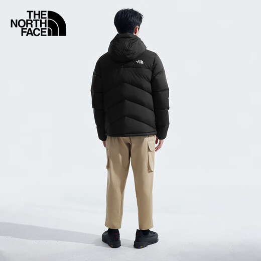 The North Face down jacket BALHAM splash-proof 550 fluffy goose down filling warm couple model 25 autumn and winter new | 8929 4H0/Cosmic Black XL /180