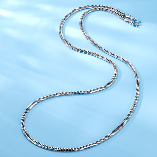 Luxury beads pt950 platinum necklace light luxury niche high-end platinum chain temperament girl birthday gift for girlfriend jewelry 14.38g-50cm