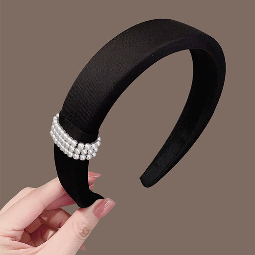 Dongyi's carefully selected headband for women Xu Yan's same style high-ceiling sponge headband, high-end, simple and exquisite, hair card headband outside washing face