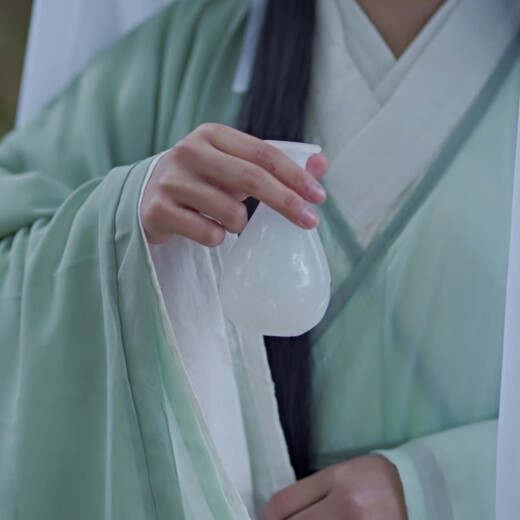 Suzhou suet jade ceramic wine cup household set wine dispenser wine pot palace jade wine cup Chinese small wine set white jade 1 white jade single lotus wine dispenser plus 6 cups 7 pieces