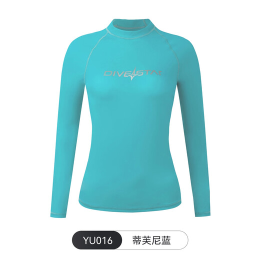 Diving star couple wetsuit long-sleeved split outdoor men and women sunscreen jellyfish snorkeling drifting surfing quick-drying swimsuit men's dark blue S