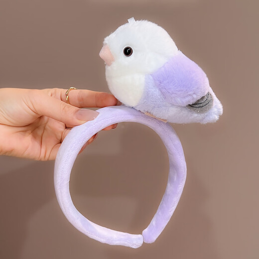 Zuoou cartoon parrot headband for women, cute bird, super cute headband, funny and fun photo props, hairpins, hairpins, hairbands, bird headbands