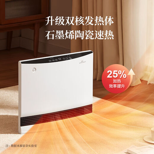 GENE by HIROSE Japanese graphene heater heater baby household energy-saving fast heating electric heater small foot warmer CNT-20AI white