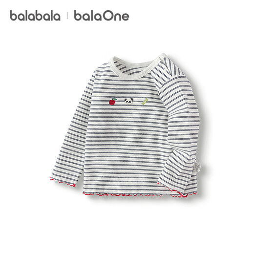 Bala BalaOne children's t-shirt men's and women's long-sleeved tops bottoming shirt 2025 autumn stretch cute 208325100201