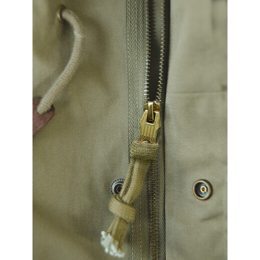MADEN workwear American retro M51 fishtail mid-length windbreaker jacket hooded parka coat cotton coat men's autumn military green S
