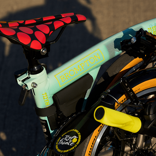 BROMPTON Xiaobu P Line Tour de France limited S handle 12-speed L version titanium version folding bicycle Tour de France limited S handle 16 inches 16 inches