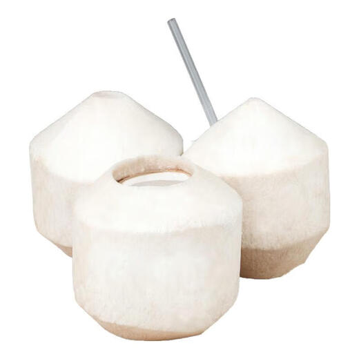 Imported from Thailand, green coconut large fruit, fresh coconut, seasonal perfume, green coconut fruit for pregnant women, single fruit starting from 700g - Jinhui Thai green coconut 9 pack, free straw + coconut opener