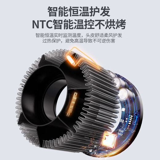 Syouran high-speed bladeless hair dryer household negative ion silent high-power hair care hair dryer for men and women to blow hair hotel special hair dryer curling set high-speed hair dryer 2025 new lilac national 3C certification, 2025 new