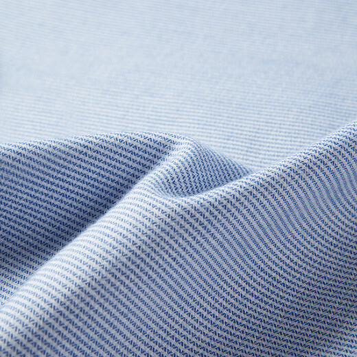 YOUNGOR long-sleeved shirt men's composite down fabric thermal shirt warm three-in-one 2025 new product blue plaid VLBN119682HJA 41 (175/96A)