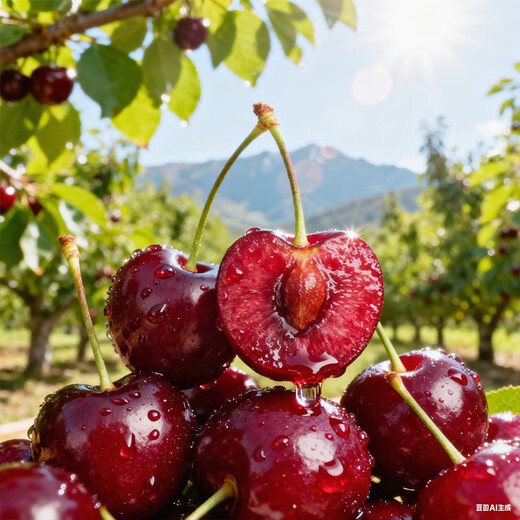 Jingxiansheng imported Chilean cherries Super Big Mac 4J grade 900g gift box fruit diameter about 32-34mm fruit gift box