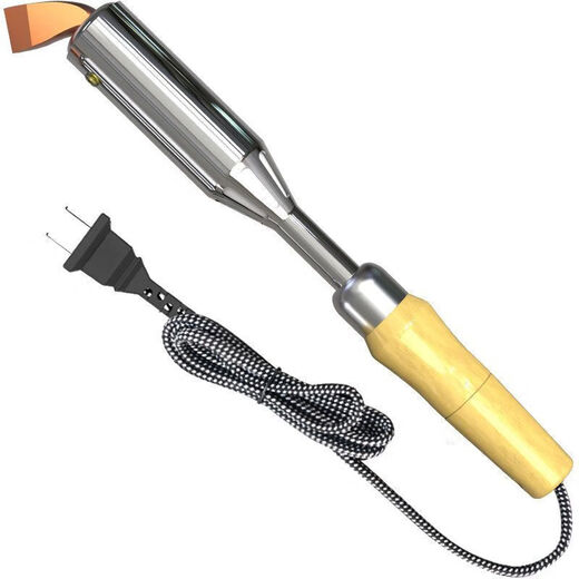 Yanran electric soldering iron household high-power wooden handle soldering gun chromium iron Luotie copper head fast heat conduction and corrosion resistance 300W high-power wooden handle electric soldering iron