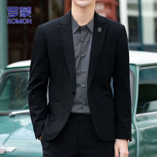 ROMON suit men's autumn and winter business professional formal casual suit men's wedding groom's best man's dress jacket