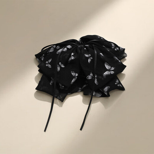 Chimera (CHIMERA) butterfly streamer hairpin showing hair volume, lazy hair grabber at the back of the head, half-tied ponytail hairpin hairpin girl birthday gift