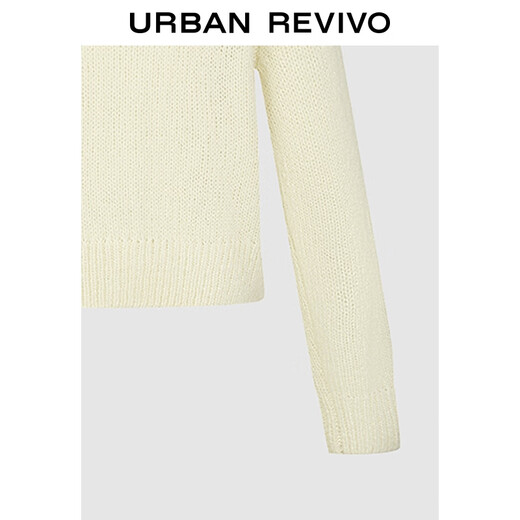 UR2025 new autumn women's casual three-dimensional flower-breasted short knitted cardigan UYL950209