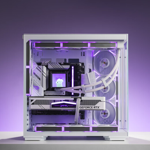 Colorful Ryzen 9800X3D/5070/5070ti/5080 e-sports game console FPS live broadcast 3A masterpiece designer model productivity with four 9800X3D+5070 white single console