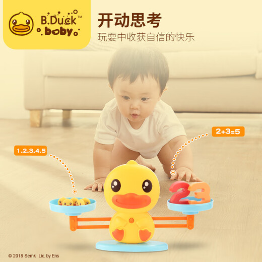 B.Duck Kinderbalance-Skala Bildungspersonal für Jungen und Mädchen digitaler Unterricht Aufklärung Interaktives Mehrgewichtsausgabe Geburtstagsgeschenk