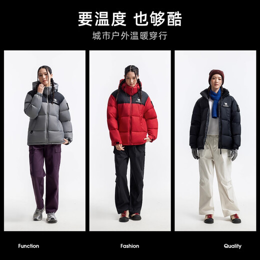 Camel women's down jacket 2025 autumn and winter new men and women same style thickened warm hooded down bread jacket