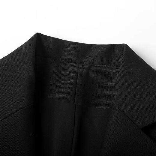 Late White New Product 2025 Autumn Fashion One Button Slim Fit Versatile Commuting Long Sleeve Blazer Women Black M