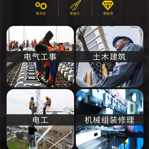 Robin Hood (RUBICON) imported needle-nose pliers, Japanese-style multi-functional wire cutters, special wire cutters for electricians, needle-nose pliers 6 inches RML-150