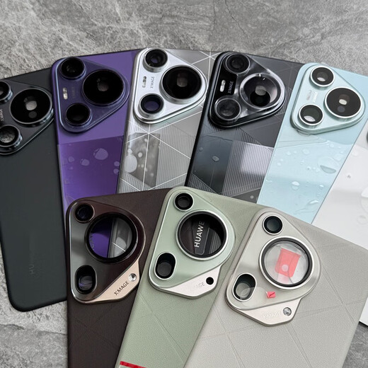 Suitable for Huawei 70+ original glass back cover 70 original mobile phone battery case pure back screen Pura70 feather yarn black pure original disassembly 99 new installation