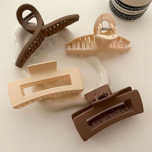 Hair Clip Women's Back Head Clip Summer Shark Clip Hair Clip High-Level Hair Clip Medium Hair Clip 2025 New Style 2 Pieces High Value Recommendation