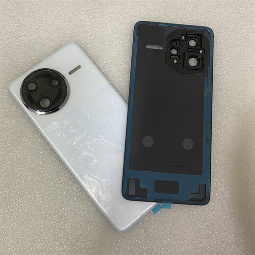 Xiaomi (MI) mobile phone adapted to Redmi K80 disassembly back cover RedmiK80Pro original glass back cover mobile phone shell screen accessories K80 Xuanye black back cover with frame original disassembly 99 new