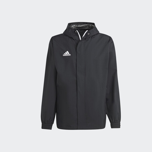 Adidas football training sports hooded jacket men's autumn Adidas official IK4010 black XL
